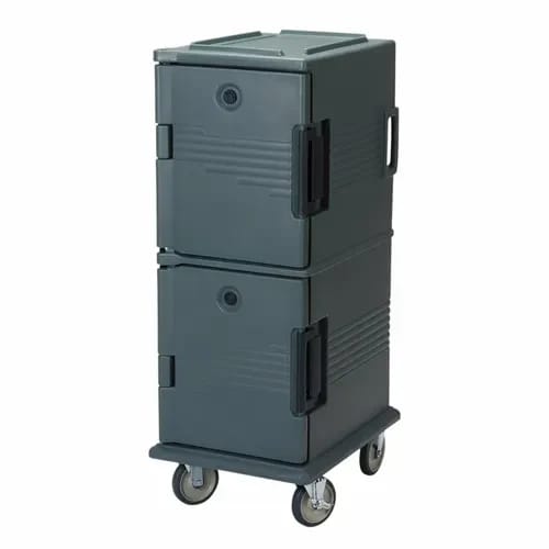 Cambro Ultra Cam Cart UPC800191 Insulated Granite Gray Front Loader Food Carrier — view 1