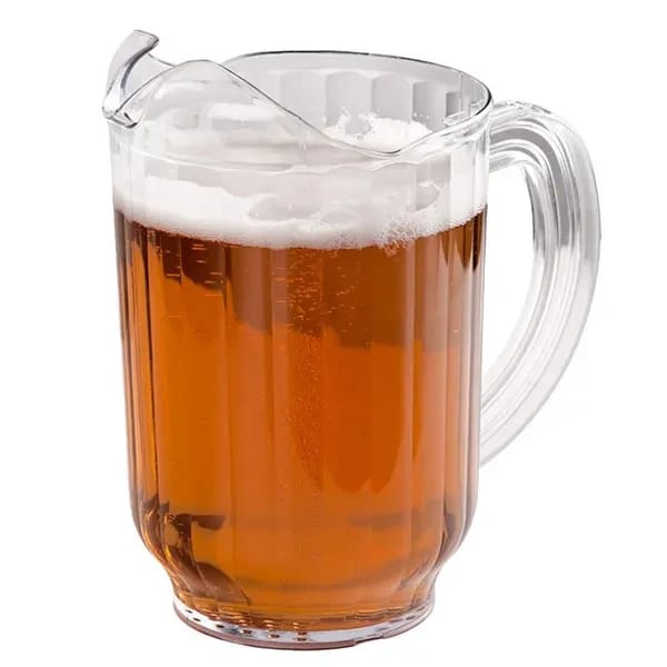 32 oz. Clear Poly Beverage Pitcher — view 2