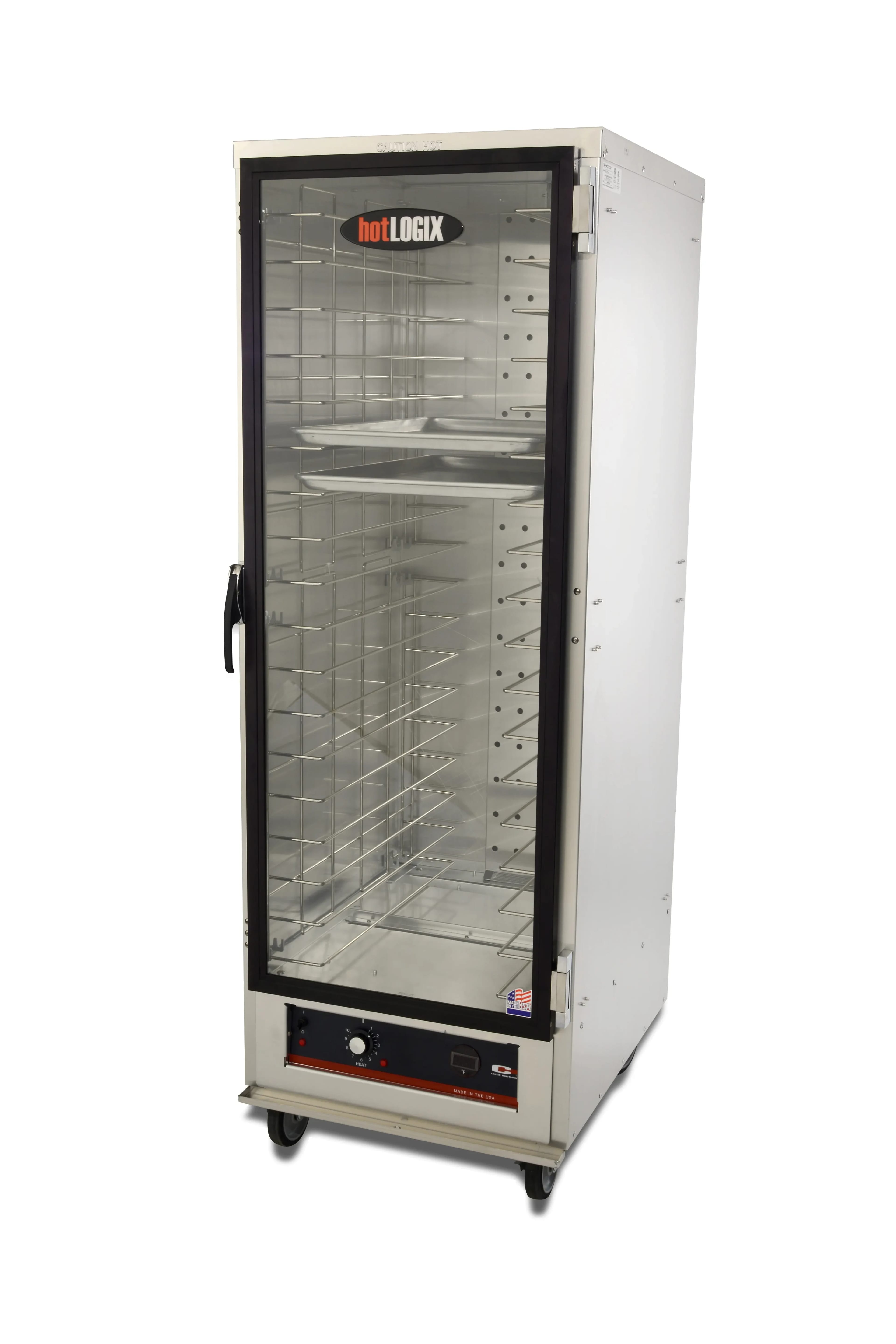 Carter-Hoffmann® hotLOGIX® Series HL1-18 Freestanding Heated Holding Cabinet Max (18) 18" x 26" Trays Standard Style — 120V, 1PH — view 1