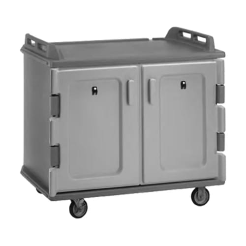 Cambro MDC1418S20615 Charcoal Gray Meal Delivery Cart — view 2