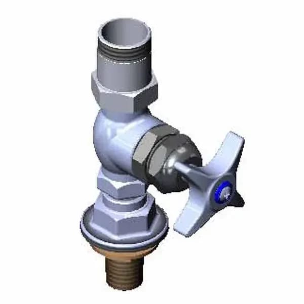 T&S B-0296-LN Single Hole Deck Mount Pantry Faucet — view 2