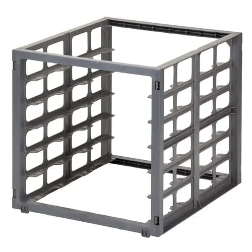 Cambro Camshelving CSUPR1826S6580 Premium Or Element Series 6-Full Size Brushed Graphite Sheet Pan Rack — view 1
