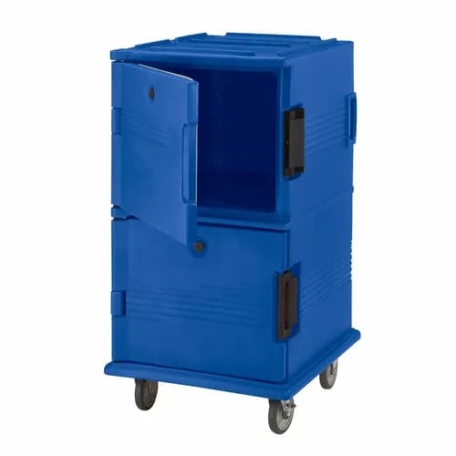 Cambro Ultra Cam Cart UPC1600186 Insulated Navy Blue Front Loader Food Carrier — view 1