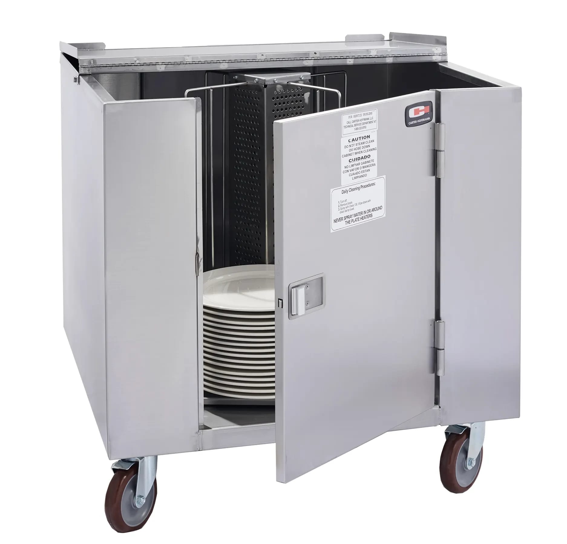Carter-Hoffmann® CD260 Plate Dispenser Ambient 4 Silos 252 Plate Capacity 12 Inch Max Plate Size — view 1