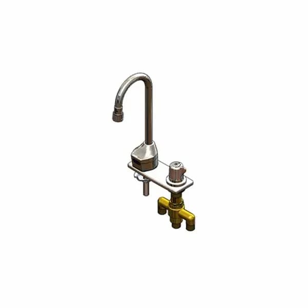 T&S EC-3100-SMT4V05 4" Deck Mount ChekPoint Electronic Hands Free Sensor Faucet — view 2