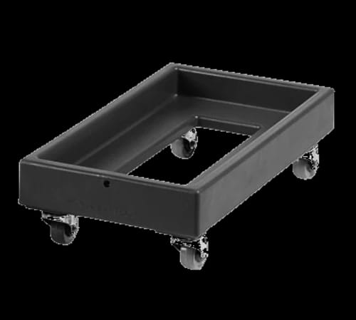 Cambro Camdolly CD1327615 Open Frame Charcoal Gray Food Carrier Dolly — view 1