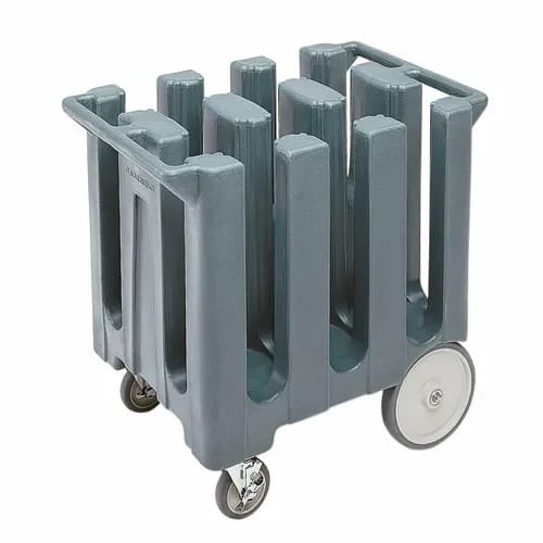 Cambro DC700191 Polyethylene 6 Granite Gray Dish Caddy With 6 Dividers — view 1