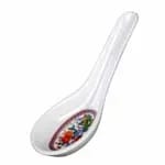Thunder Group 7004AR Rose 3/4 oz. Melamine Spoon | Case of 60 — view 5