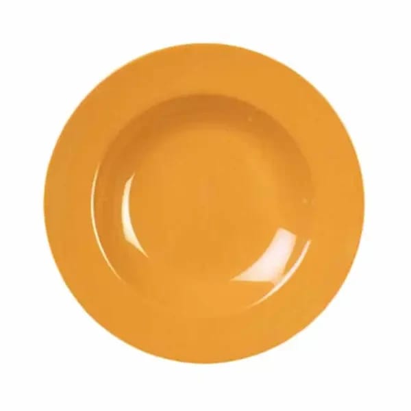 Thunder Group CR5811YW Yellow 16 oz. Melamine Pasta Bowl | Case of 12 — view 2