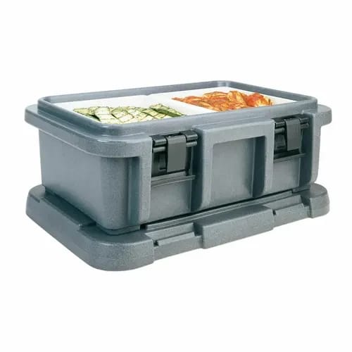 Cambro Ultra Pan Carrier UPC160191 Granite Gray Top Loader 6" Deep — view 2