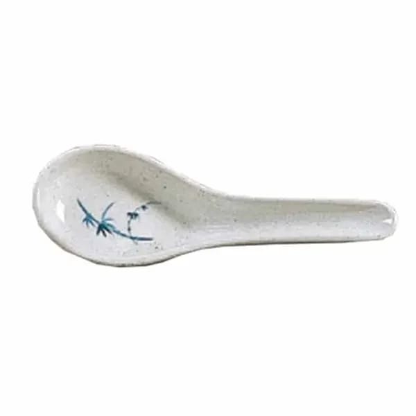 Thunder Group 7002BB Blue Bamboo 1/2 oz. Melamine Wonton Soup Spoon | Case of 60 — view 2