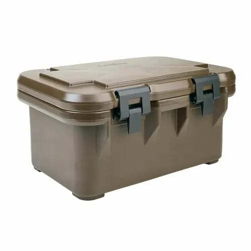 Cambro S-Series Ultra Pan Carrier UPCS180131 Dark Brown Top Loader 8" Deep — view 2