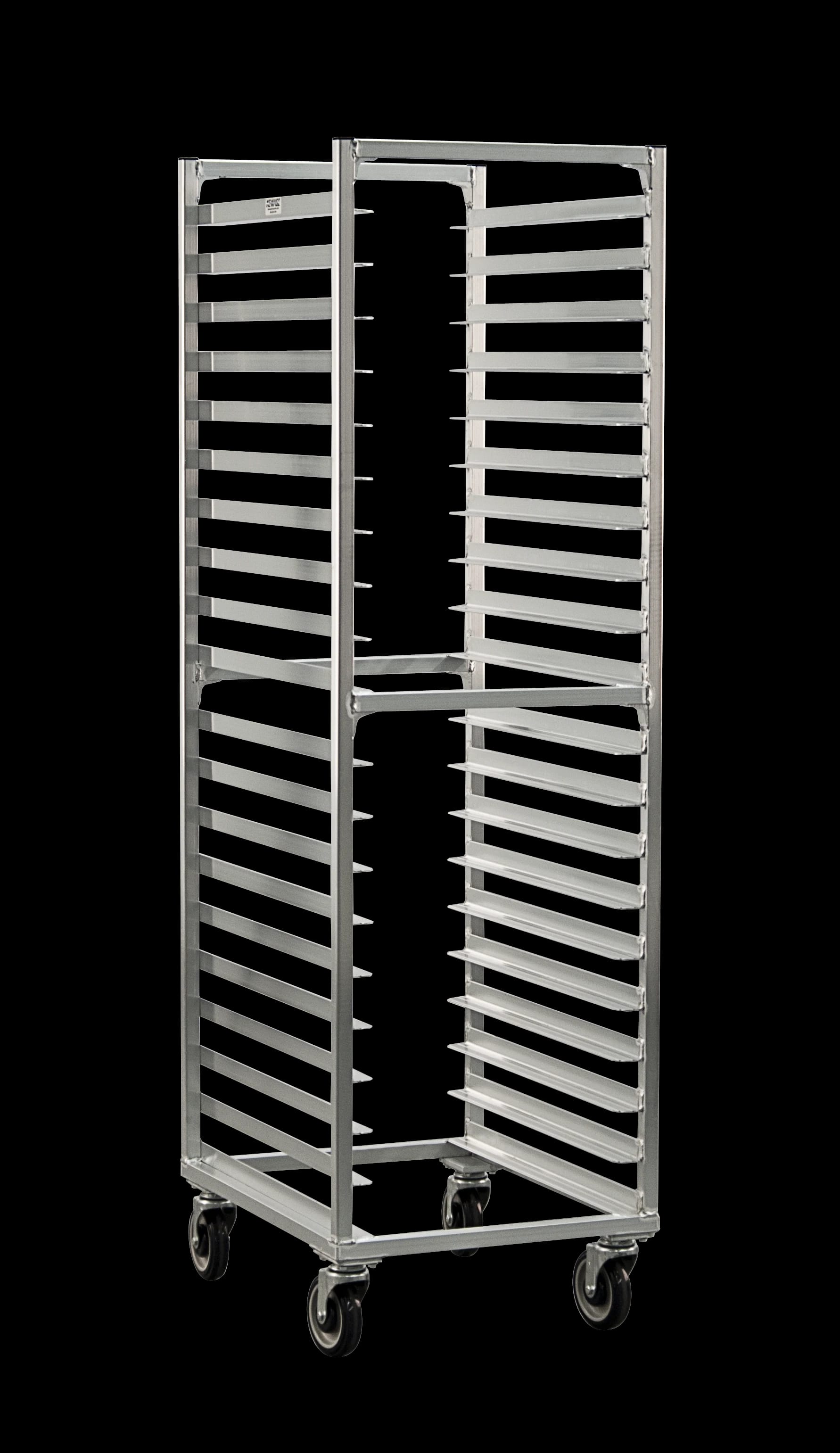 Carter-Hoffmann® O8620 Portable Aluminum Pan Rack Single Width Open Style End-Loaded 20 Pan Capacity — view 10