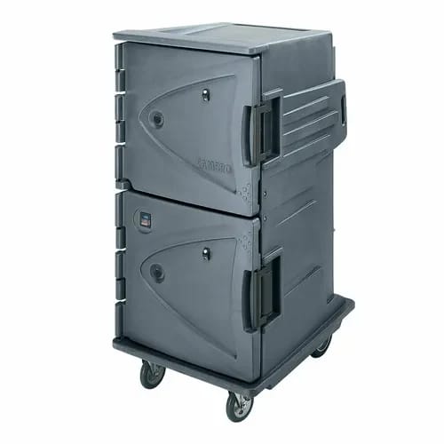 Cambro Camtherm CMBH1826TSC191 Granite Gray Hot Cart — view 2