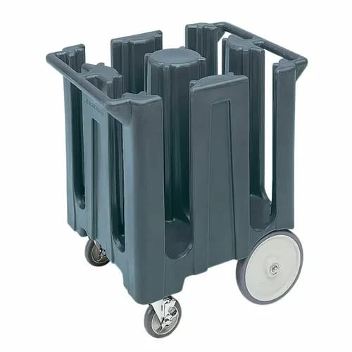 Cambro DC825191 Polyethylene 4 Granite Gray Dish Caddy With 4 Dividers — view 2