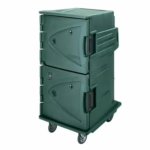 Cambro Camtherm CMBH1826TBC192 Granite Green Hot Cart — view 2