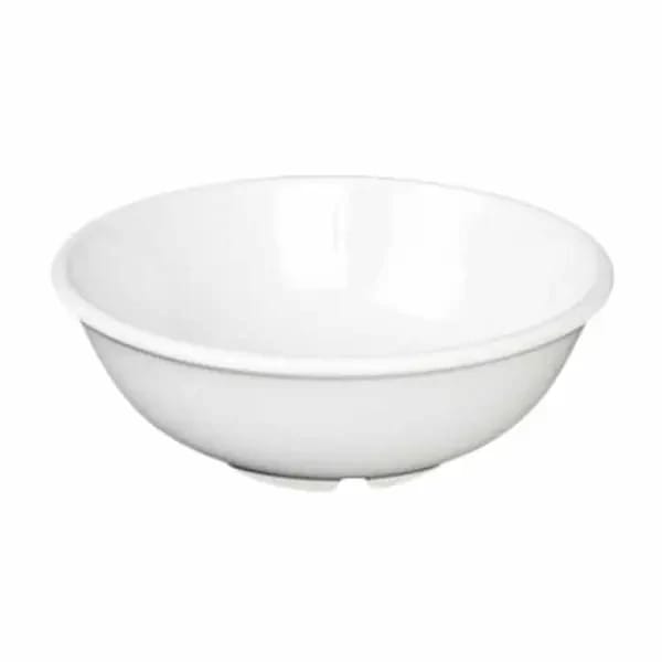 Thunder Group CR5807W White 32 oz. Melamine Salad Bowl | Case of 12 — view 1