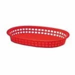 Tablecraft 1076G Green Oval Chicago Platter Basket 10-1/2" x 7" x 1-1/2 | Case of 36 — view 5
