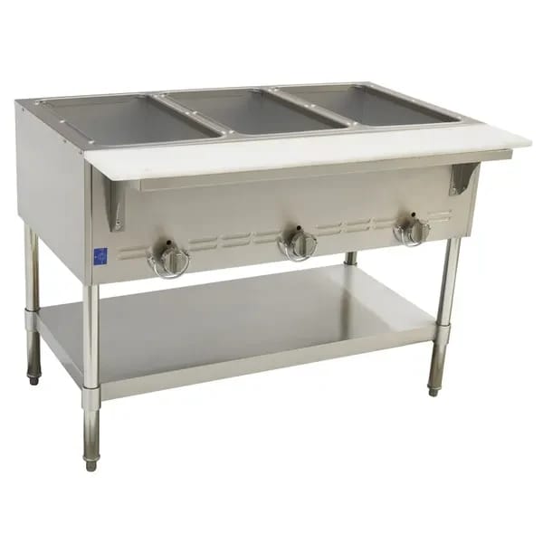 Sentinel SN-GBM-3LP 3-Well Liquid Propane Hot Food Steam Table 44-1/2"W — view 2