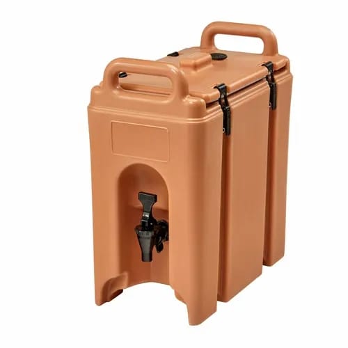 Cambro Camtainer 250LCD157 2-1/2 Gallon Insulated Coffee Beige Beverage Dispenser — view 2