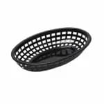Tablecraft BC7409 Black Metal Complexity Oval Basket 9" x 6" 2-1/12" — view 5