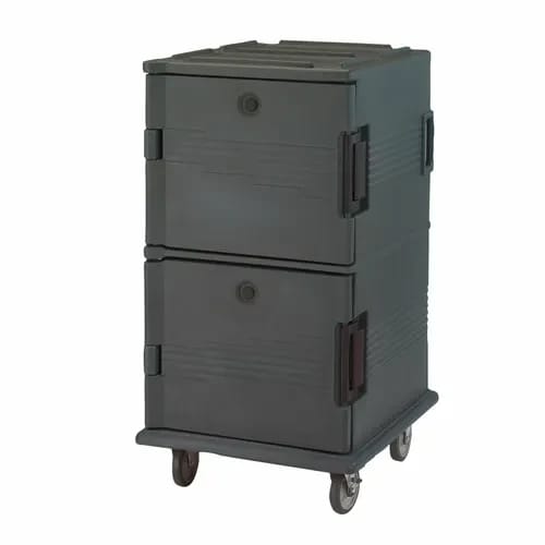 Cambro Ultra Cam Cart UPC1600SP110 Insulated Black Front Loader Food Carrier — view 1