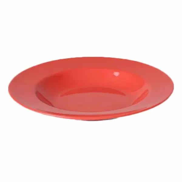 Thunder Group CR5811RD Orange 16 oz. Melamine Pasta Bowl | Case of 12 — view 2