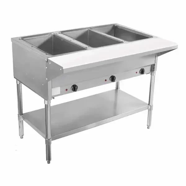 BevLes BVST-3-120 3-Well 120V Electric Hot Food Table 44"W — view 2