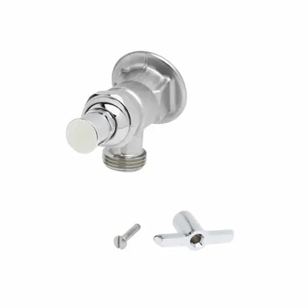 T&S B-0731-POL Single Hole Wall Mount Sill Faucet — view 1