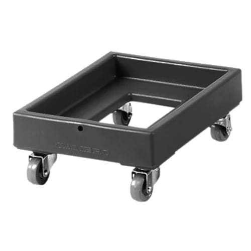 Cambro Camdolly CD100615 Open Frame Charcoal Gray Food Carrier Dolly — view 2