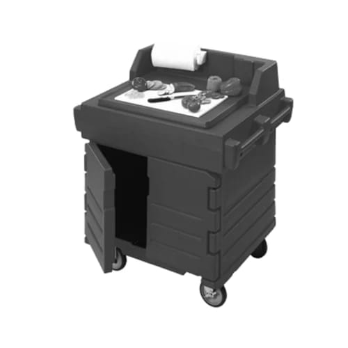 Cambro Camkiosk KWS40426 Granite Gray Serving Counter 40-1/2"W X 33"D X 45-1/2"H — view 2