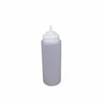 Tablecraft C32SV 32 oz. InvertaTop Squeeze Bottle with Clear Valve Top | Pack of 6 — view 3