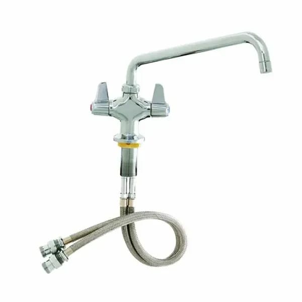 T&S 5F-2SLX14 Single Hole Deck Mount Equip Faucet with 14" Swing Spout Nozzle — view 2