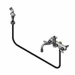T&S B-0167-01 8" Wall Mount Pre-Rinse Faucet with 54" Hose Spray Assembly with Spray Hose — view 5