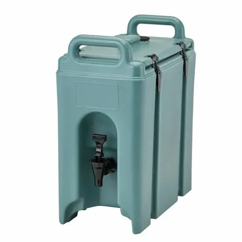 Cambro Camtainer 250LCD401 2-1/2 Gallon Insulated Slate Blue Beverage Dispenser — view 2