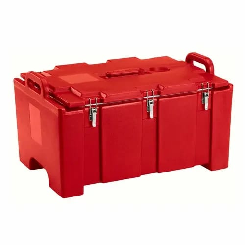 Cambro Camcarrier 100MPC158 Hot Red Top Loader 8" Deep — view 2
