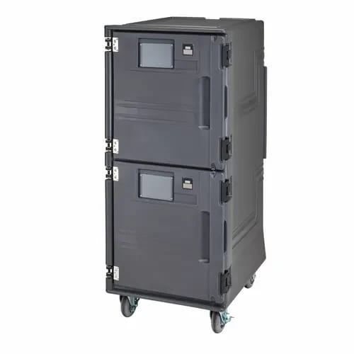 Cambro Pro Cart Ultra PCUCC615 Electric Charcoal Gray Cold Front Loader Food Carrier — view 2
