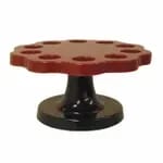 Thunder Group 29 Plastic Sushi Hand Roll Rack with 3 Cavities — view 3
