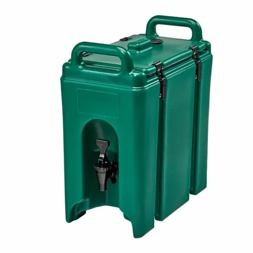Cambro Camtainer 250LCD519 2-1/2 Gallon Insulated Kentucky Green Beverage Dispenser — view 1