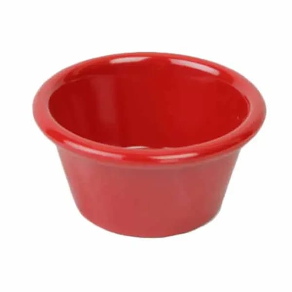 Thunder Group ML538PR1 Pure Red 4 oz. Melamine Ramekin | Case of 12 — view 1