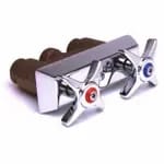 T&S B-0800 Wall Mount Heavy Duty Push Button Slow Self-Closing Faucet — view 3