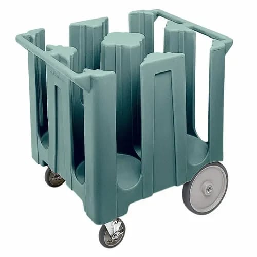 Cambro DC1225401 Polyethylene 4 Slate Blue Dish Caddy With 4 Dividers — view 2