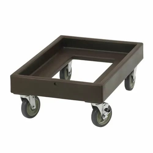 Cambro Camdolly CD300131 Open Frame Dark Brown Food Carrier Dolly — view 1