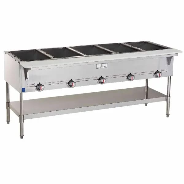 Sentinel SN-GBM-5NG 5-Well Natural Gas Hot Food Steam Table 72-1/2"W — view 1