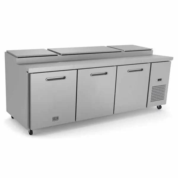 Kelvinator KCHPT92.12 3-Door Pizza Prep Table 94-1/8"W — view 2