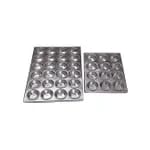 Winco HLF-8MN Carbon Steel Non-Stick 8-Compartment Mini Loaf Pan — view 4