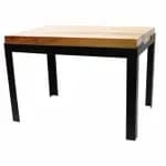 Tablecraft BBR18126 Butcher Block Riser with Black Metal Frame 18-1/2" x 12-1/2" x 6-1/2" — view 3