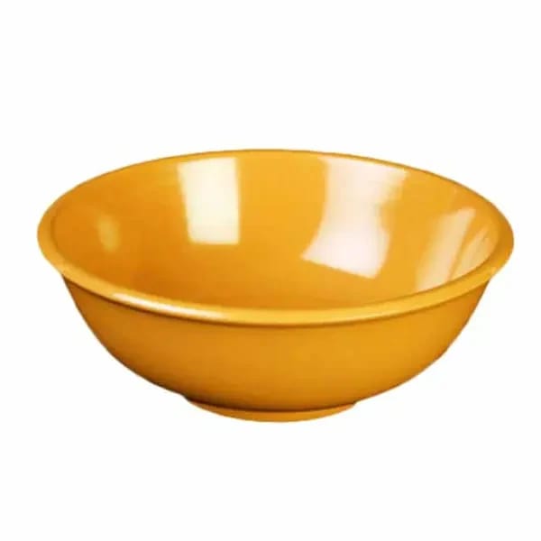 Thunder Group CR5807YW Yellow 32 oz. Melamine Salad Bowl | Case of 12 — view 1