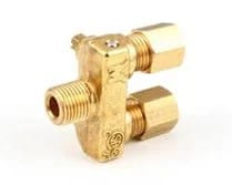 Southbend Range 1166004 Double Pilot Fitting, 3/16 Tube — view 1
