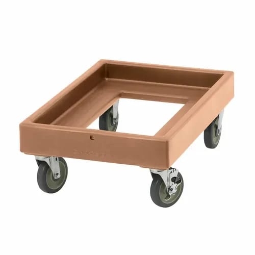 Cambro Camdolly CD300157 Open Frame Coffee Beige Food Carrier Dolly — view 2